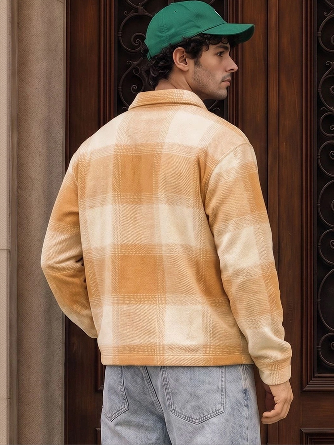 Powerlook Men Boxy Buffalo Checks Casual Shirt - Image 3