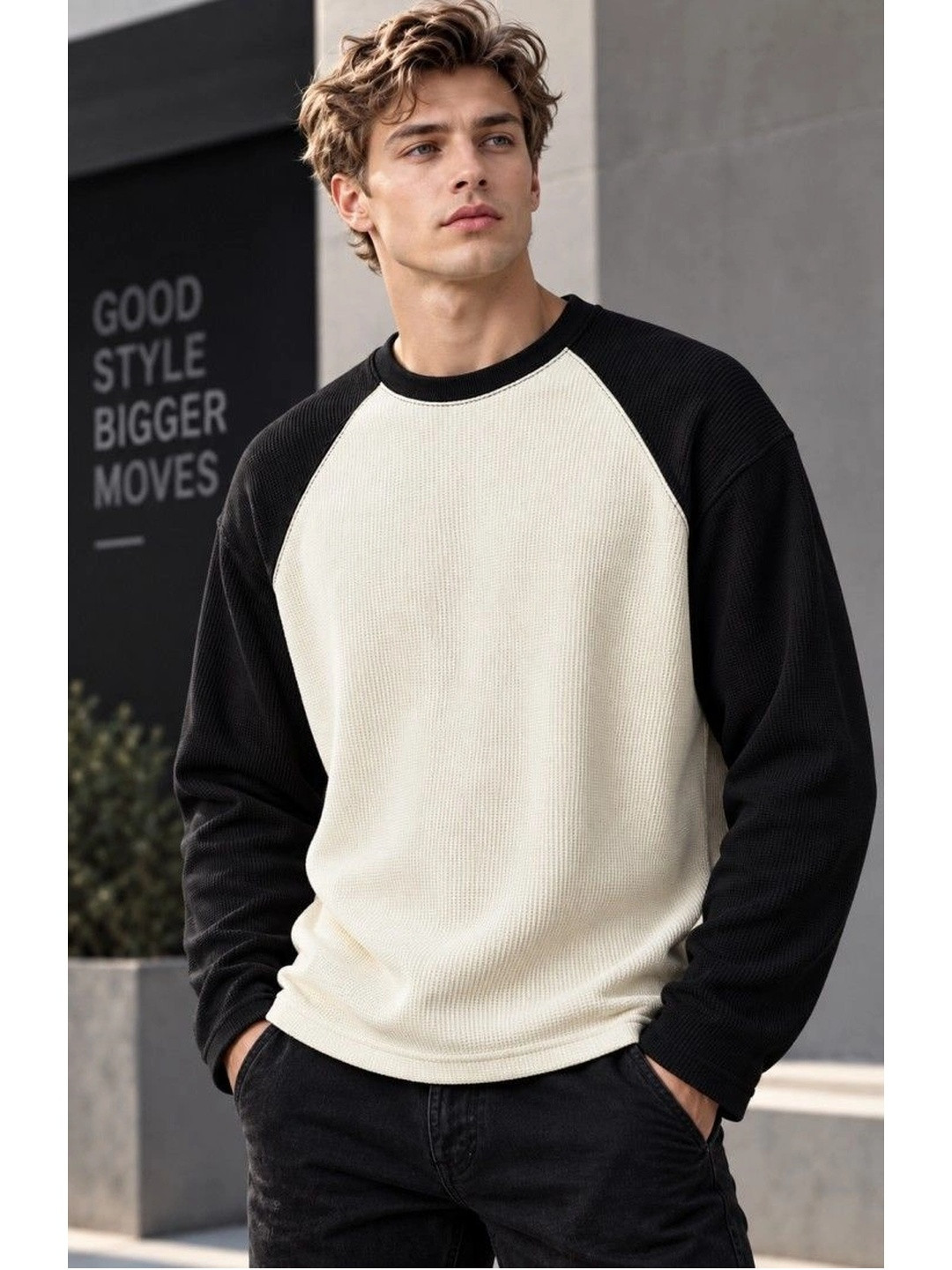 Netclick Men Colourblocked T-shirt - Image 1