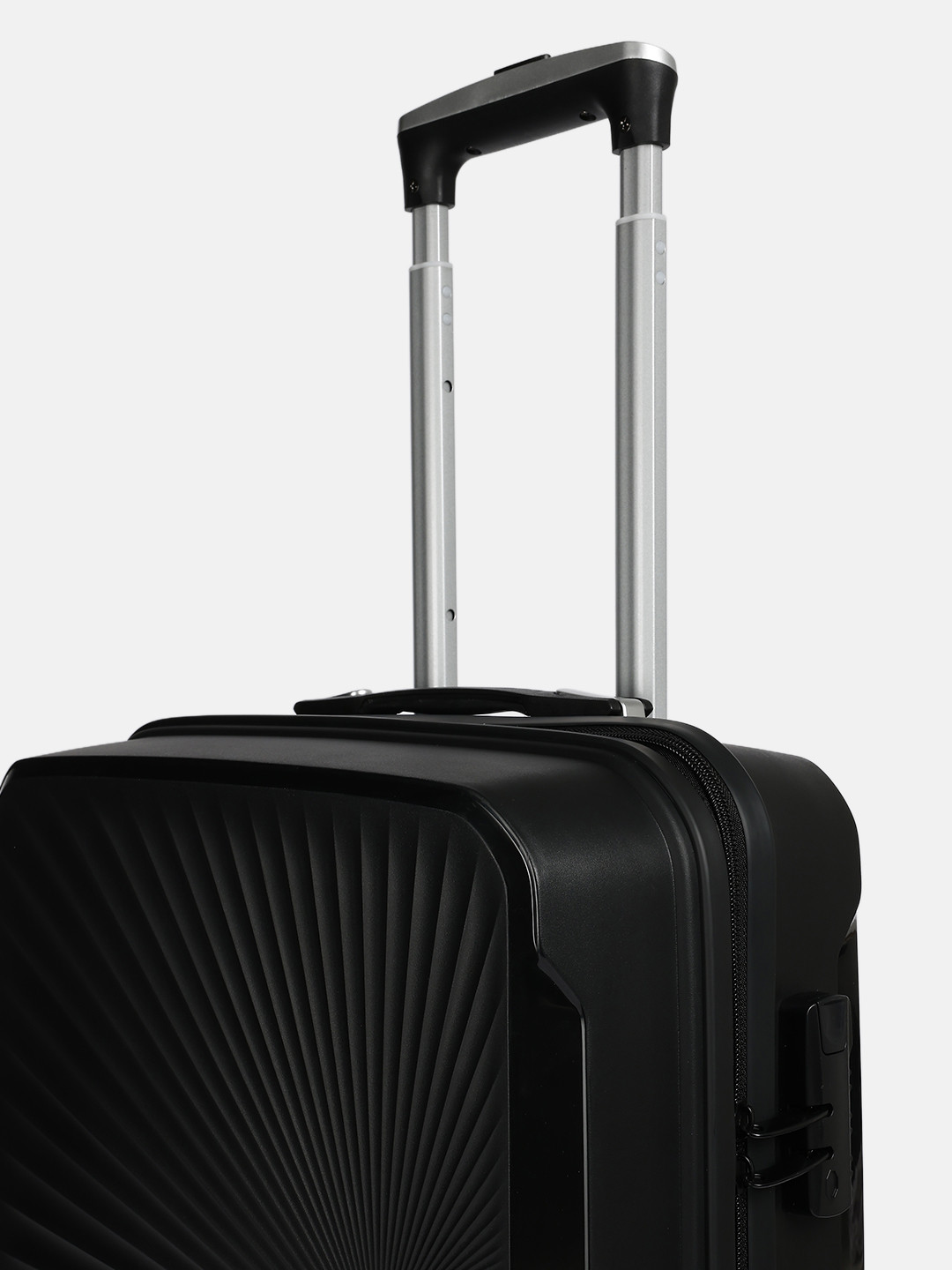 Roadster The Life Co. Black Textured 360 Degree Rotation Cabin Trolley Bag - Image 8