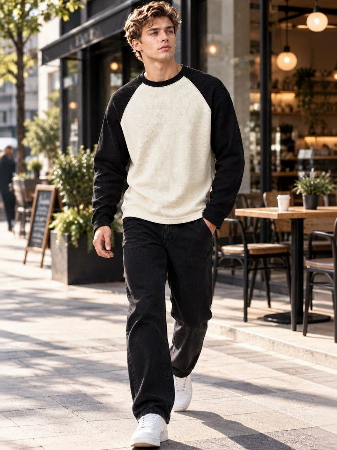 Netclick Men Colourblocked T-shirt - Image 3