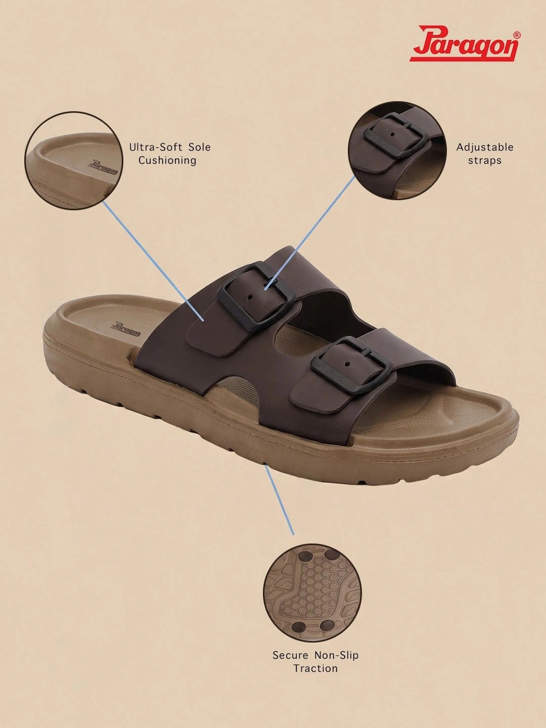 Paragon Men Comfort Sandals - Image 6