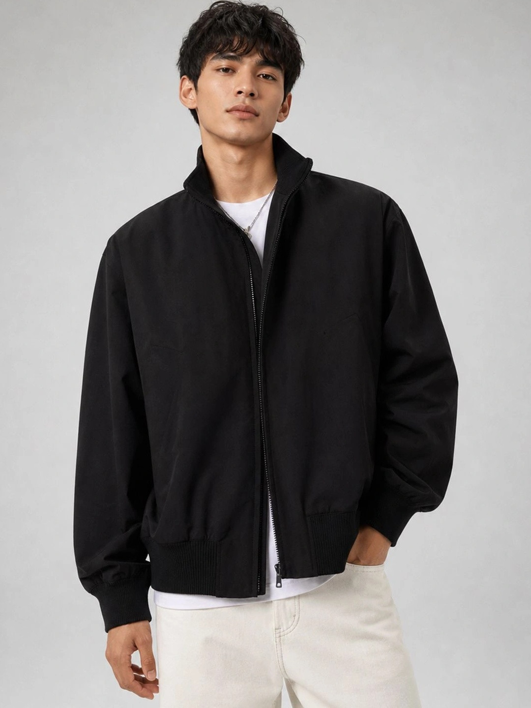 HERE&NOW Men Bomber Jacket - Image 2