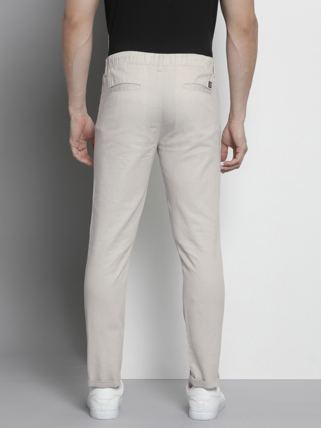 The Indian Garage Co Men Slim Fit Chinos Trousers - Image 3