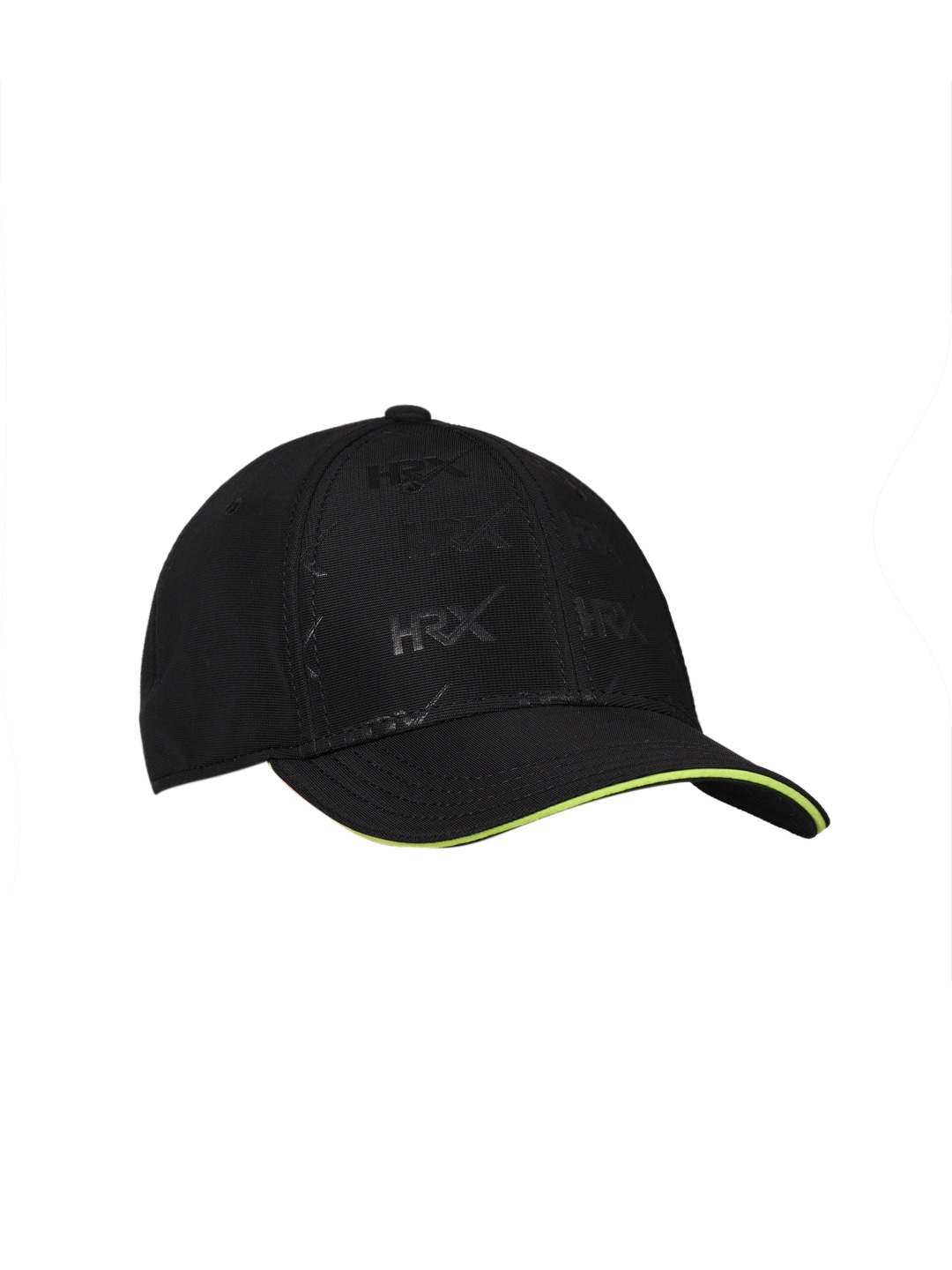 HRX by Hrithik Roshan Unisex Black Brand Logo Lifestyle Cap