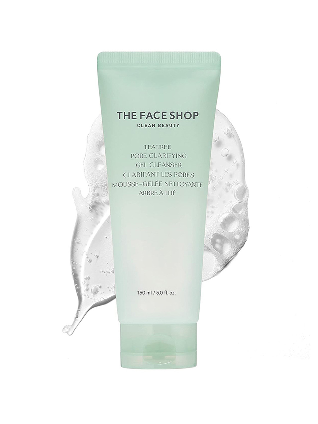The Face Shop Clean Beauty Tea Tree Pore Clarifying Gel Cleanser - 150ml