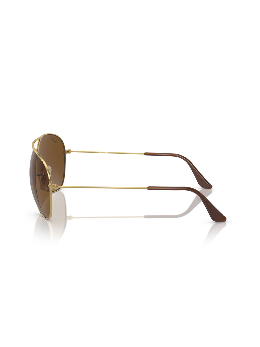 RAY-BAN Men Polarized Brown Lens Pilot Sunglasses - 0RB3432I001/5759 - Image 4