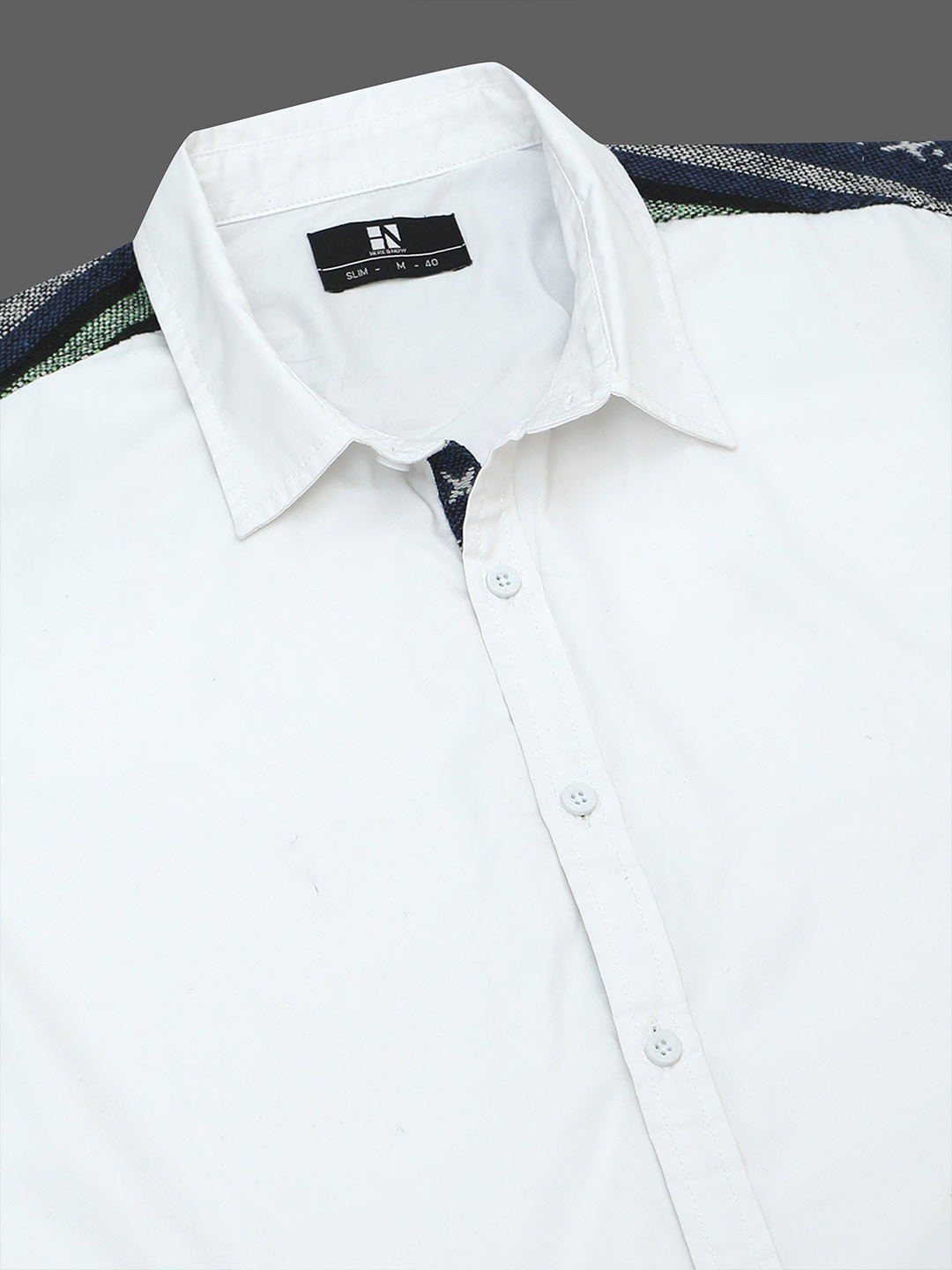 HERE&NOW Slim Fit Cotton Casual Shirt - Image 7