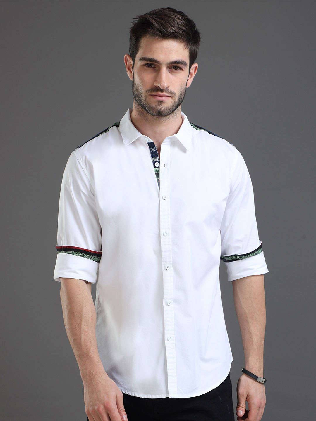 HERE&NOW Slim Fit Cotton Casual Shirt - Image 6