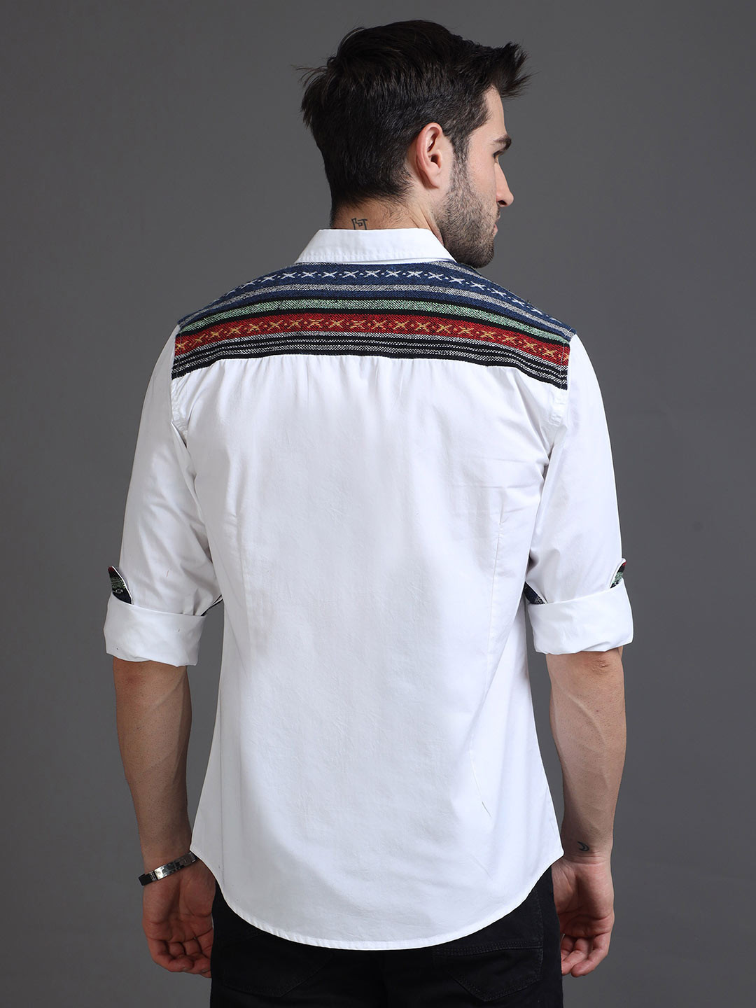 HERE&NOW Slim Fit Cotton Casual Shirt - Image 4