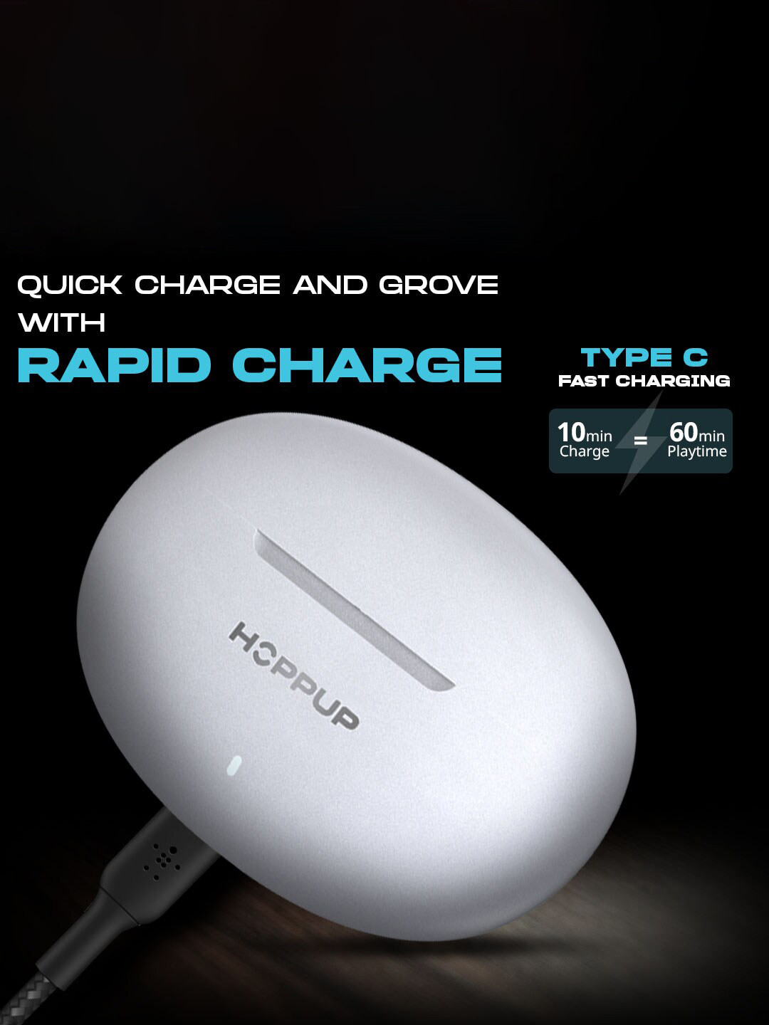 HOPPUP AirDoze S40 Earbuds 13MM Drivers - Image 3