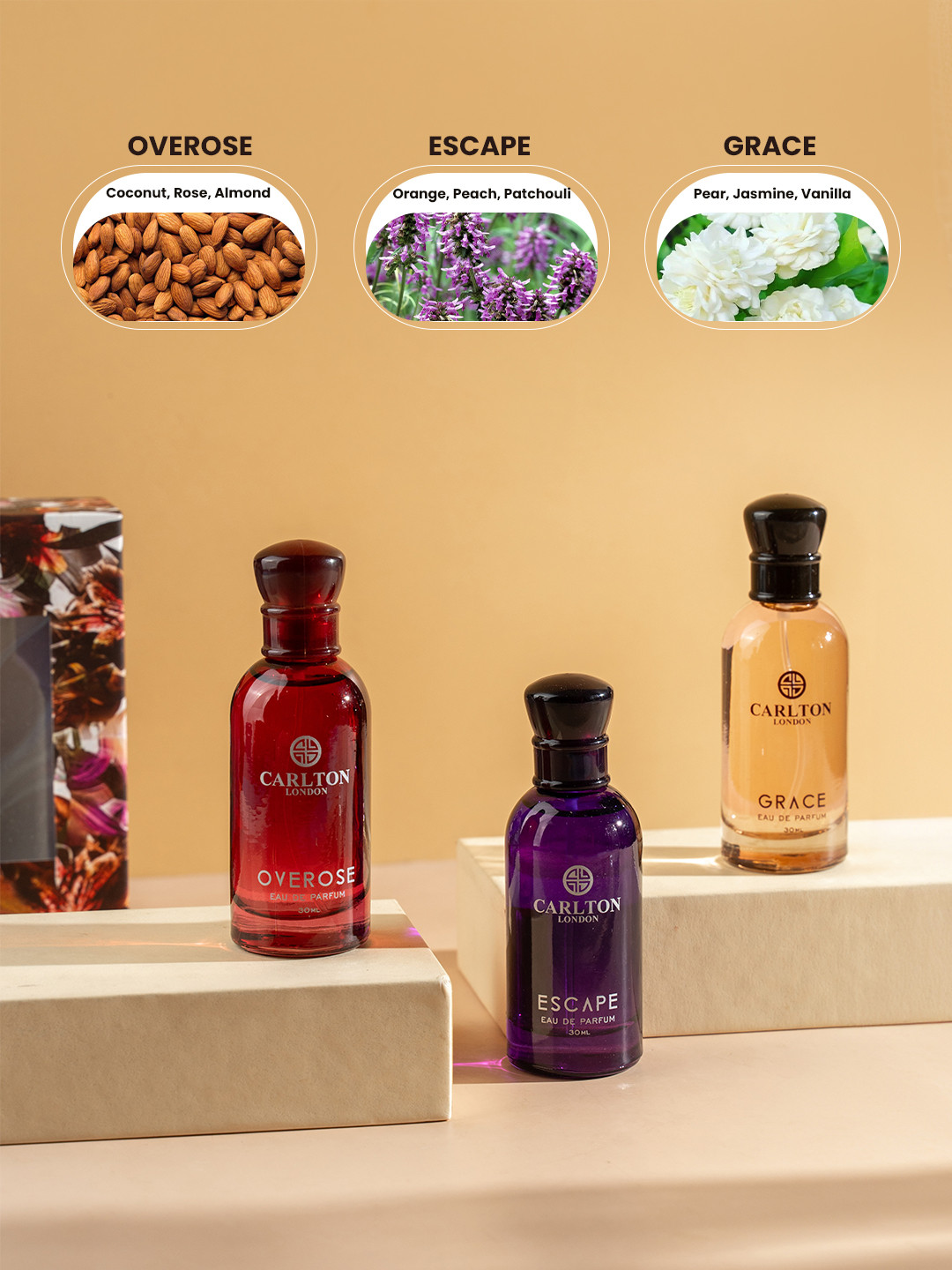 Buy Carlton London Women Set of 3 Paradise Eau De Parfum Pack of 3 - Image 2