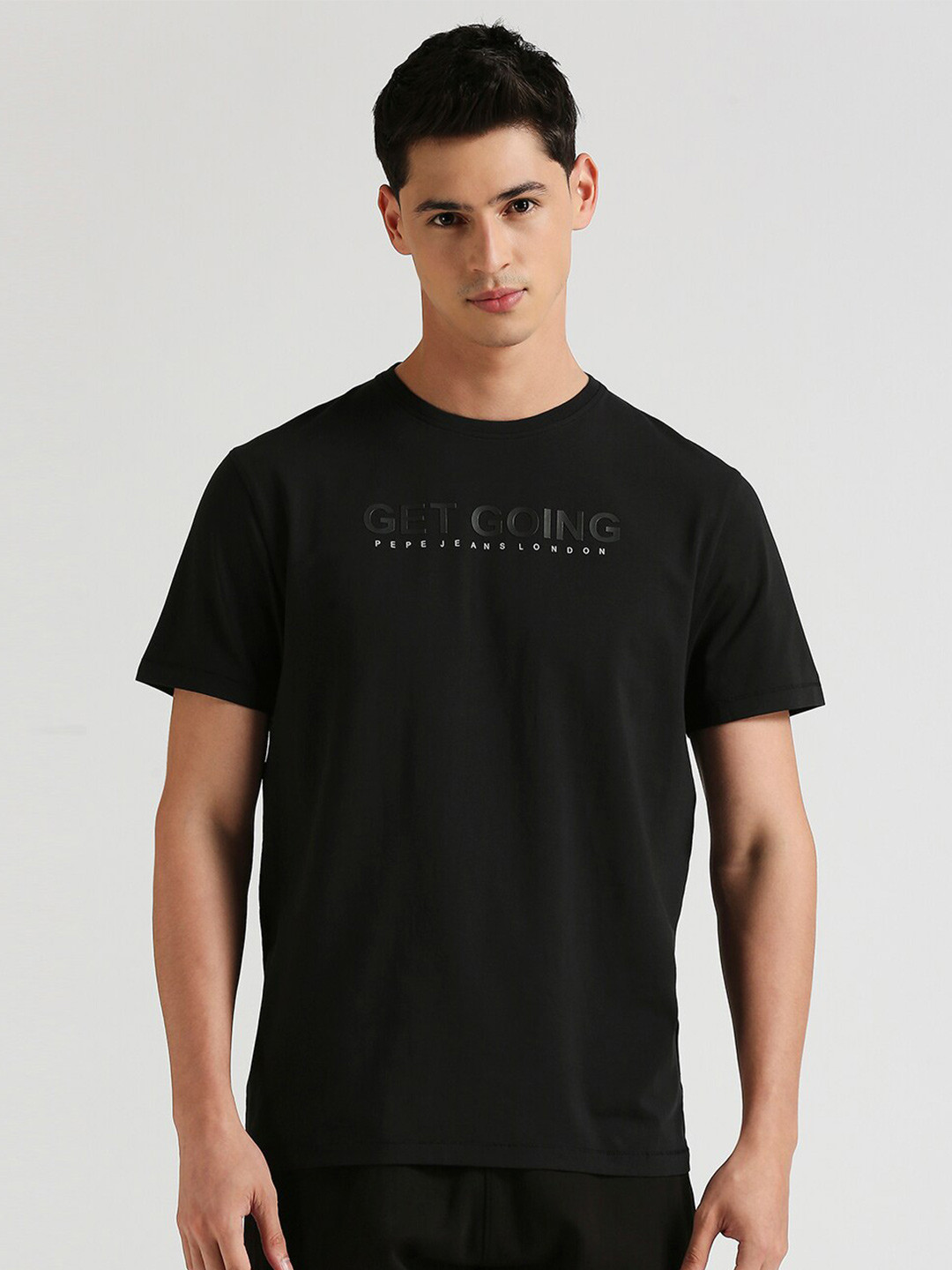 Pepe Jeans Typography Printed Slim Fit T-shirt