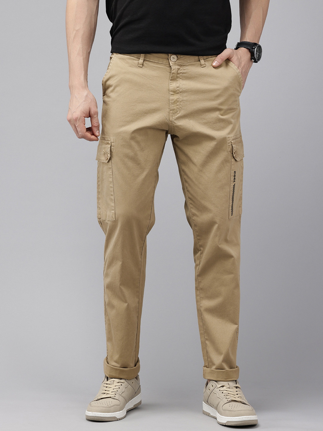 SPYKAR Men Cargos Trousers