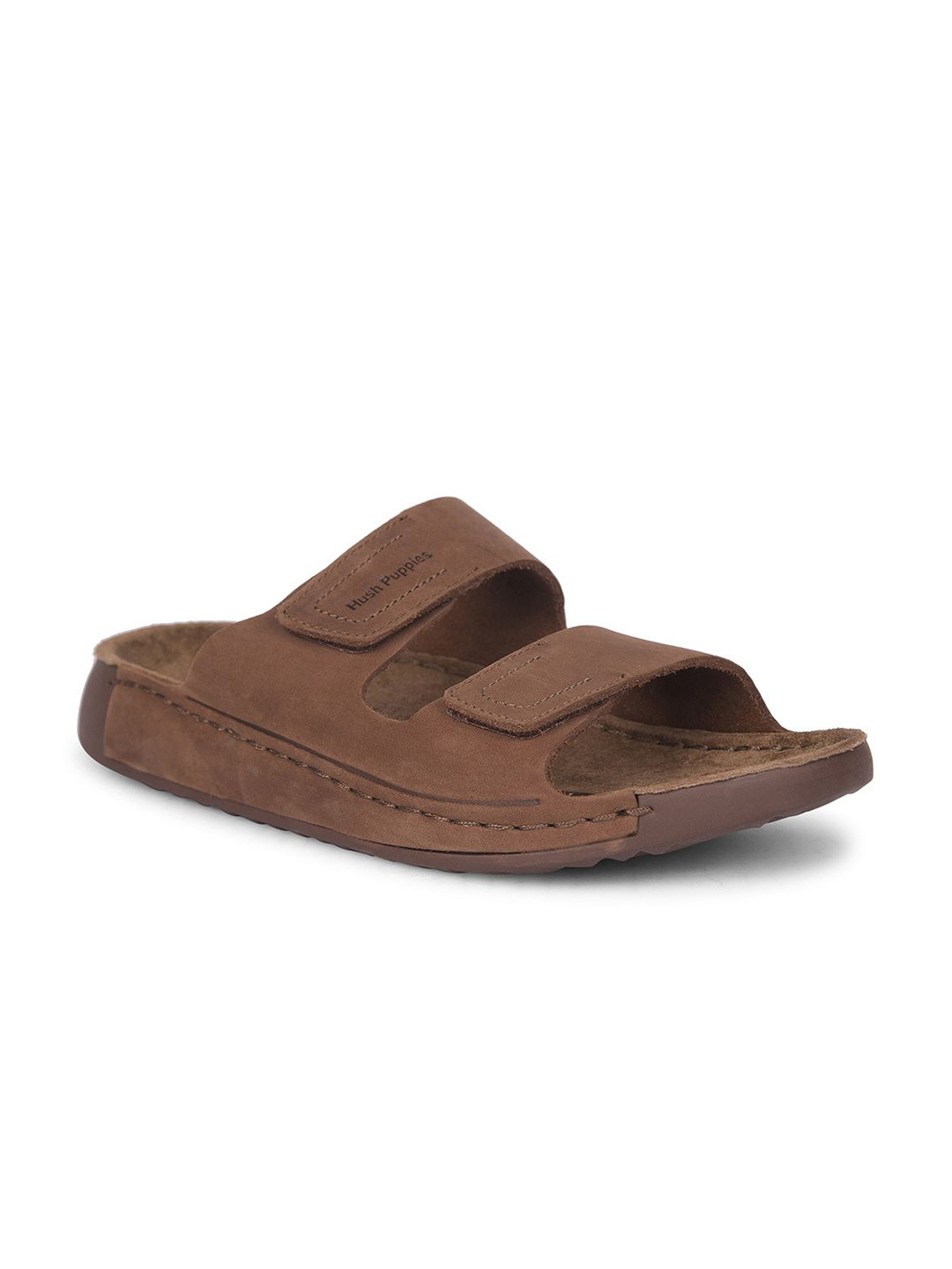 Hush Puppies Men Leather Comfort Sandals - Image 1