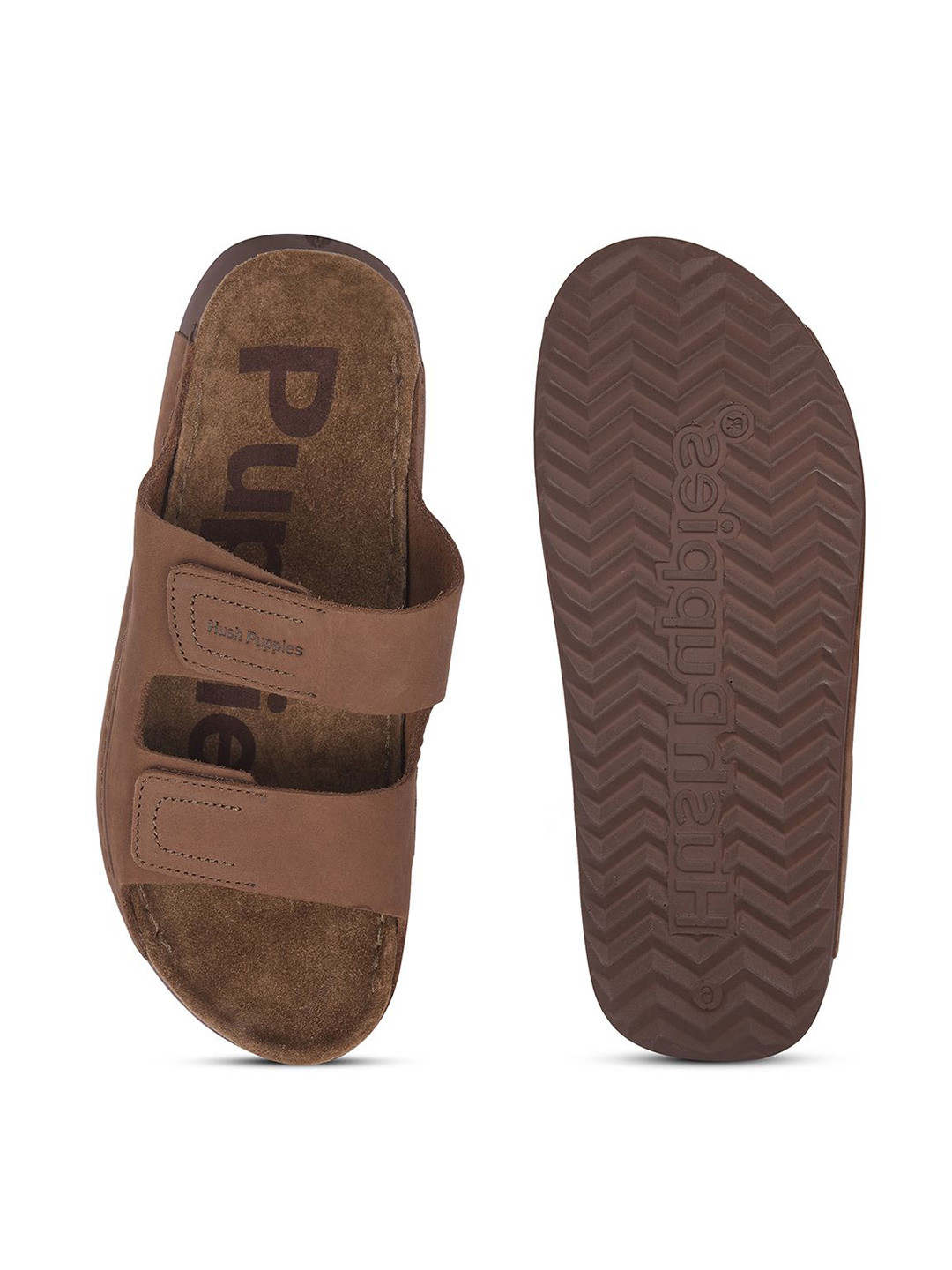 Hush Puppies Men Leather Comfort Sandals - Image 4