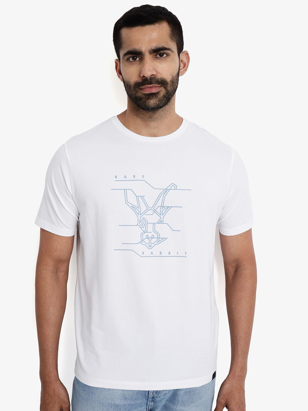 RARE RABBIT Men Other Printed Round Neck T-Shirt