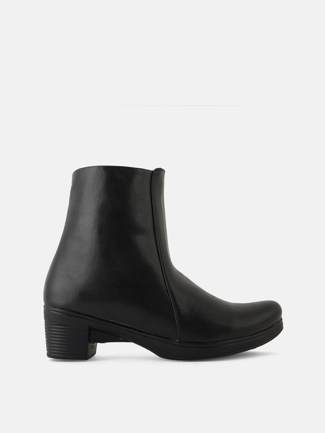 Roadster Women Synthetic Leather Block Heeled Chelsea Boots - Image 5