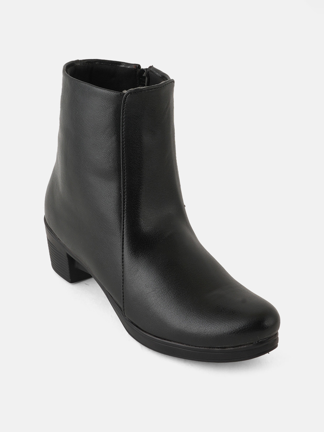Roadster Women Synthetic Leather Block Heeled Chelsea Boots - Image 3