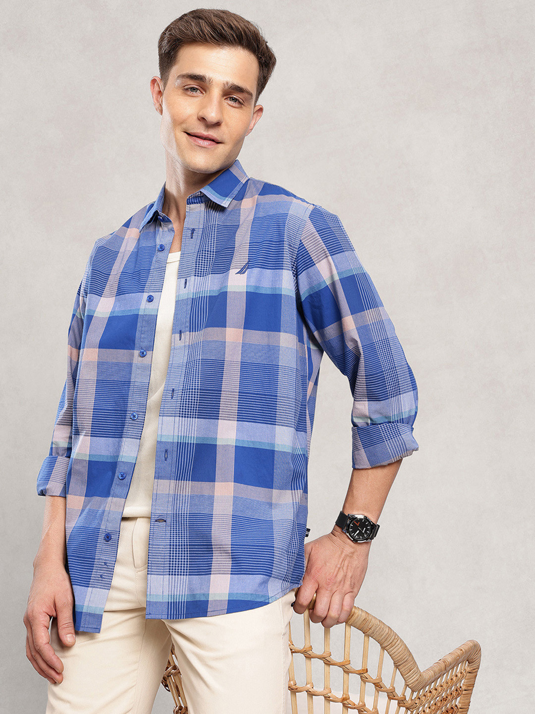Nautica Classic Checked Casual Shirt