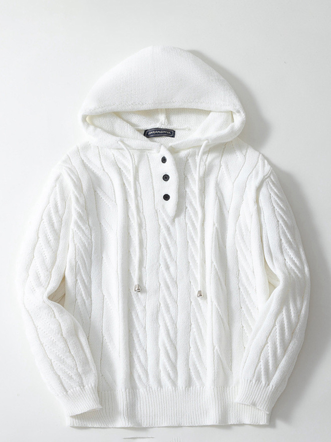 Mast & Harbour Men Cable Knit Pullover - Image 1