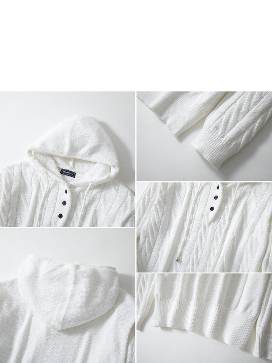 Mast & Harbour Men Cable Knit Pullover - Image 7
