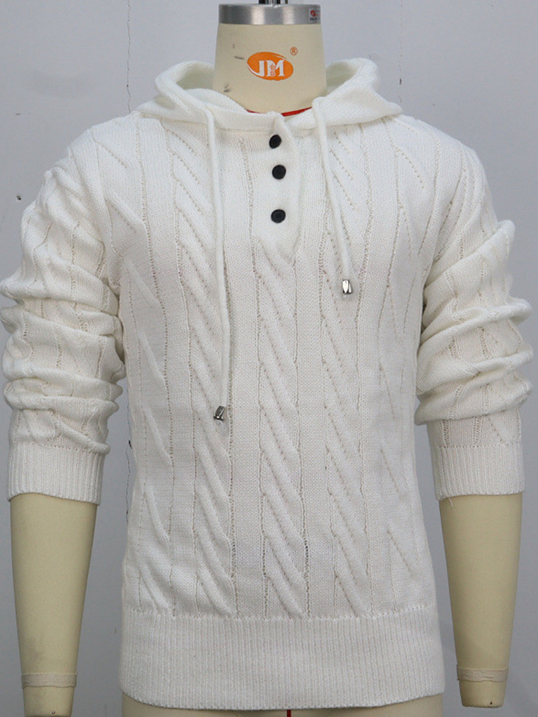 Mast & Harbour Men Cable Knit Pullover - Image 4