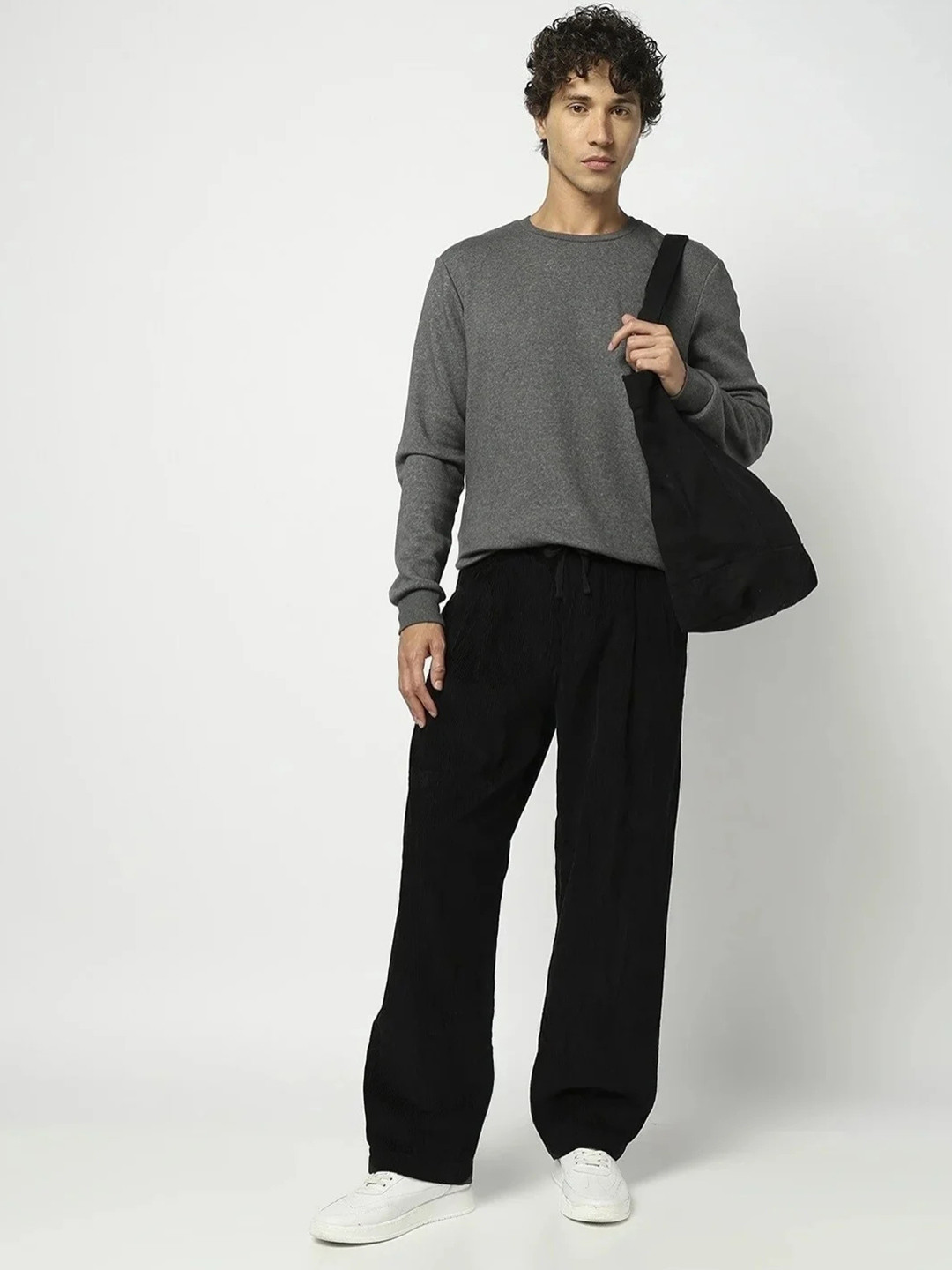 GAP Men Baggy Fit Pleated Trousers