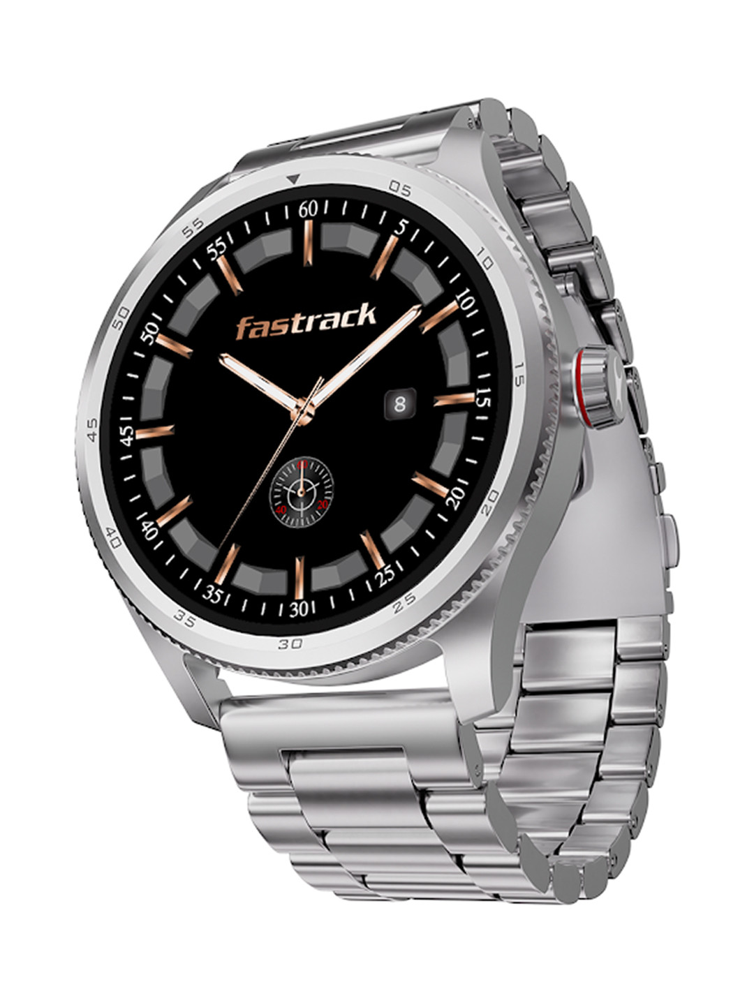 Fastrack Magnus FX1 with 35mm UltraVU Display BT Calling Inbuilt Games Smartwatch