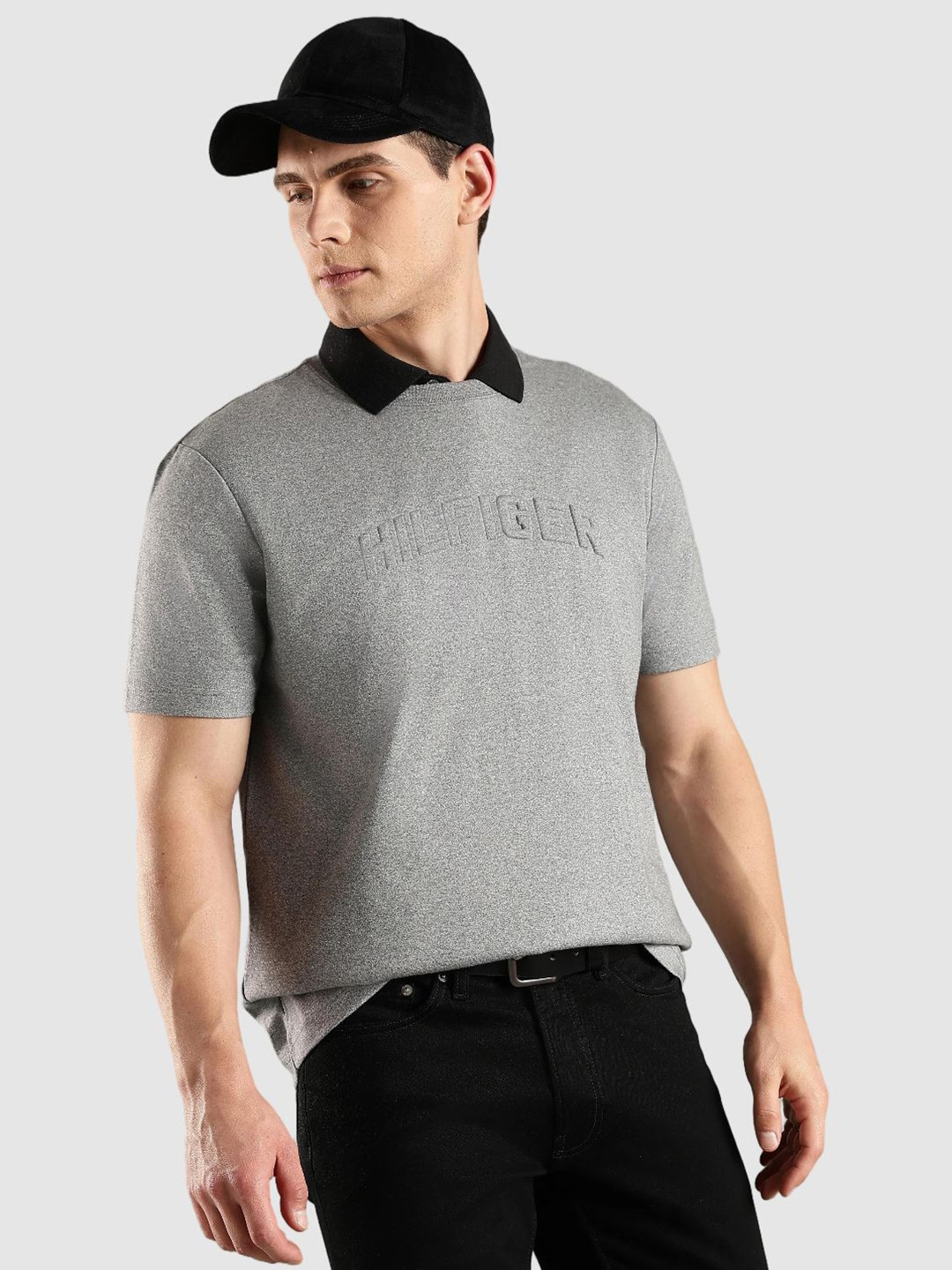 Tommy Hilfiger Europe Men Brand Logo Printed Regular Fit T-shirt