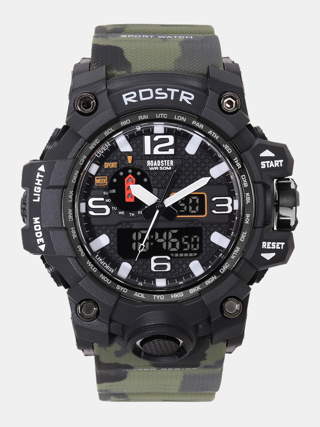 Buy The Roadster Lifestyle Co Men Black Analogue And Digital Watch MFB PN SM 1545 - - Accessories for Men - Image 2
