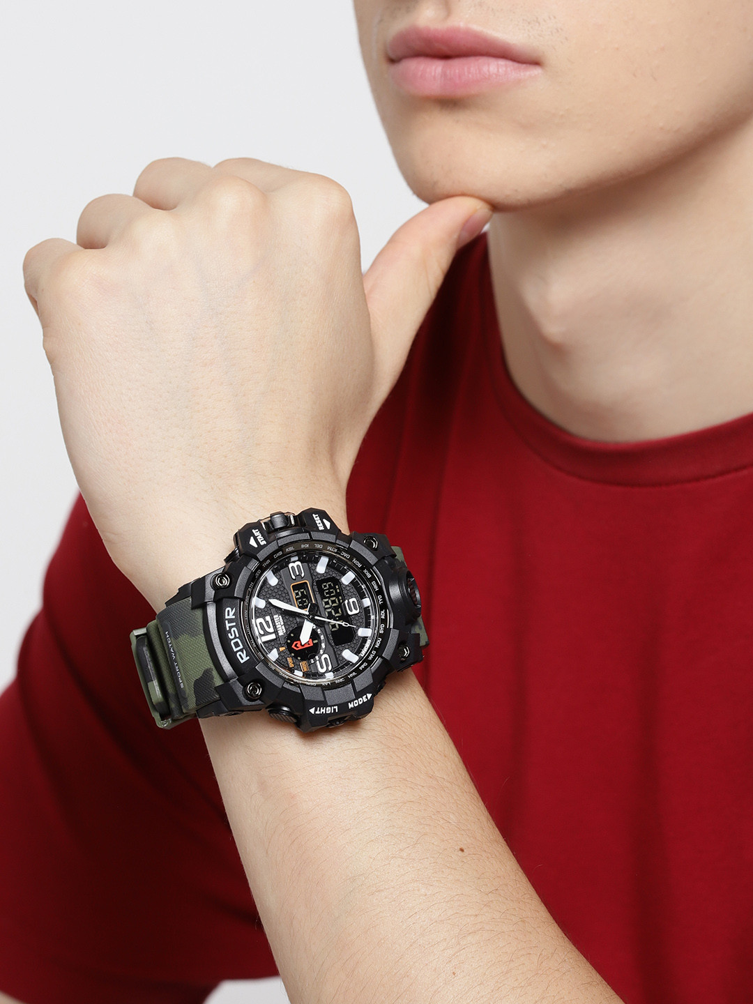 Buy The Roadster Lifestyle Co Men Black Analogue And Digital Watch MFB PN SM 1545 - - Accessories for Men - Image 7
