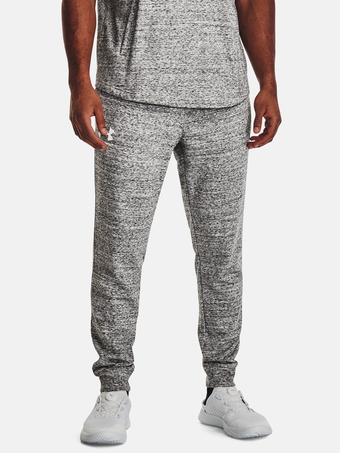 

UNDER ARMOUR Rival Terry Slim Fit Training Joggers, Grey