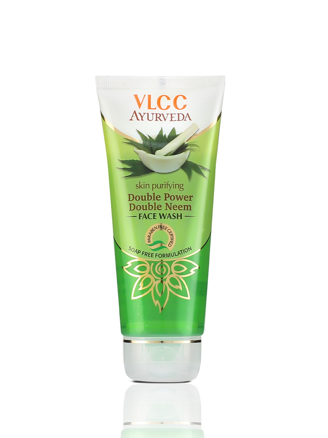 

VLCC Ayurveda Skin Purifying Double Power Double Neem Face Wash 100 ml, Green