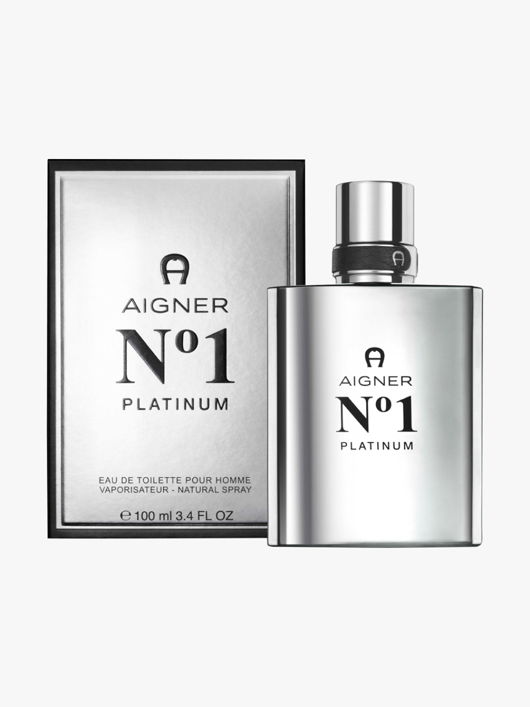 

AIGNER Men Platinum Eau De Toilette Perfume 100 ml, Silver