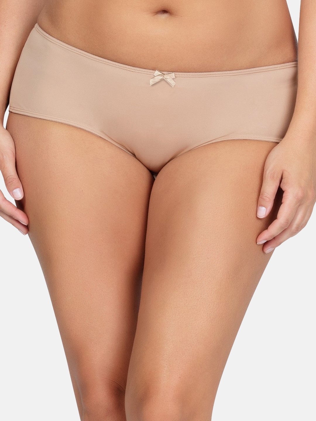 

PARFAIT Plus Size Women Beige Solid Hipster Briefs P5495