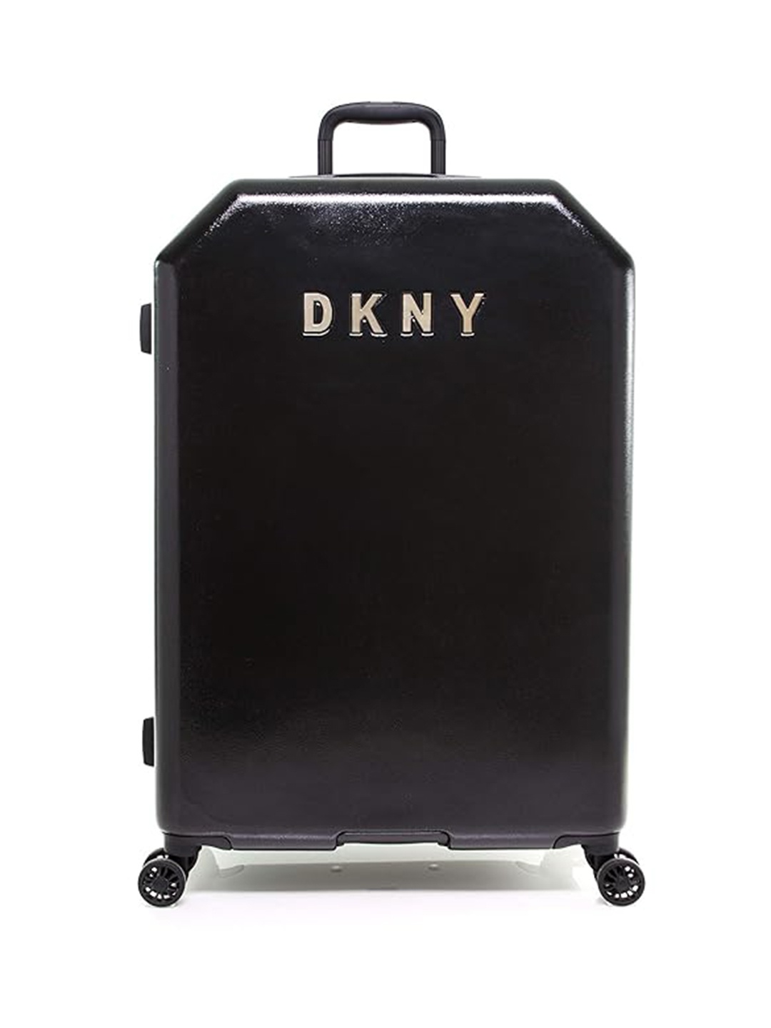 

DKNY Unisex Allore Range Printed Hard-Sided Large Trolley Bag, Black