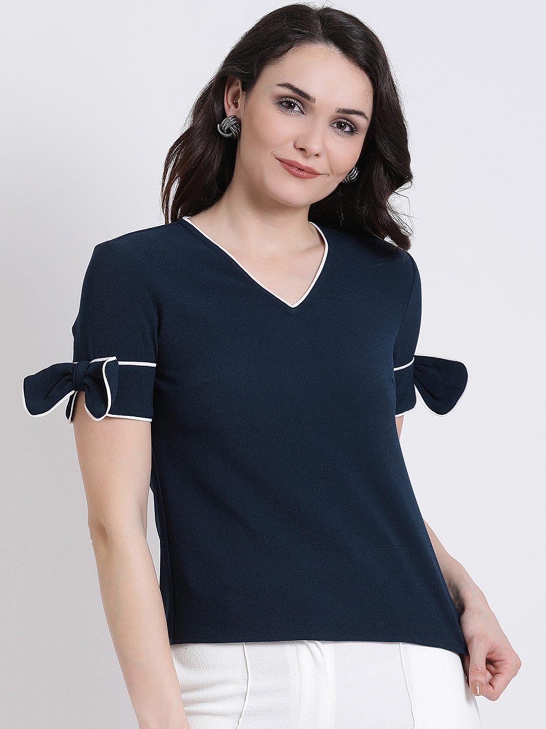 

Kazo Women Blue Solid Top