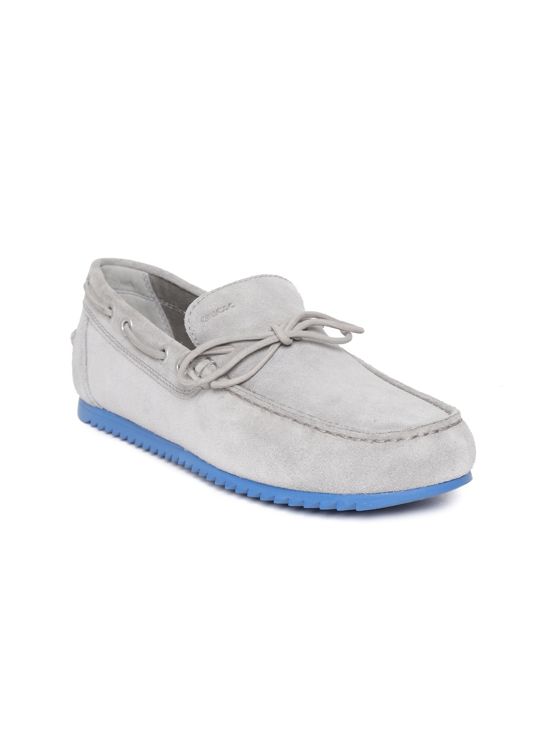 

Geox Men Grey Suede Boat Shoes