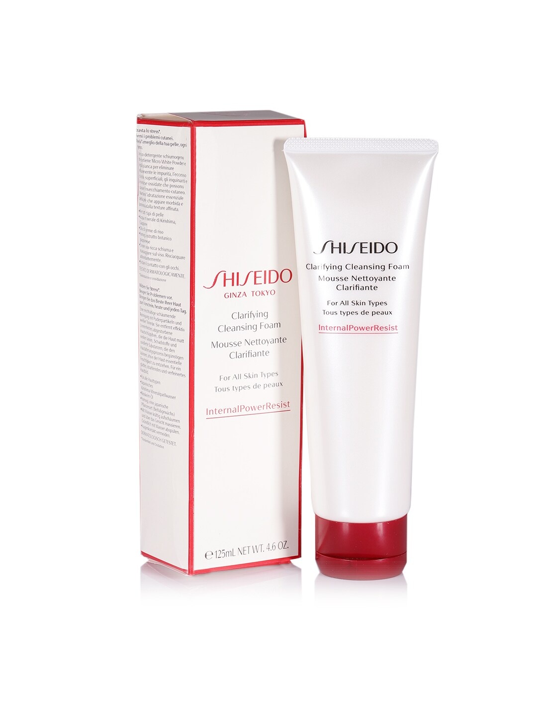 

SHISEIDO Unisex Clarifying Cleansing Foam Face Wash 125 ml, White