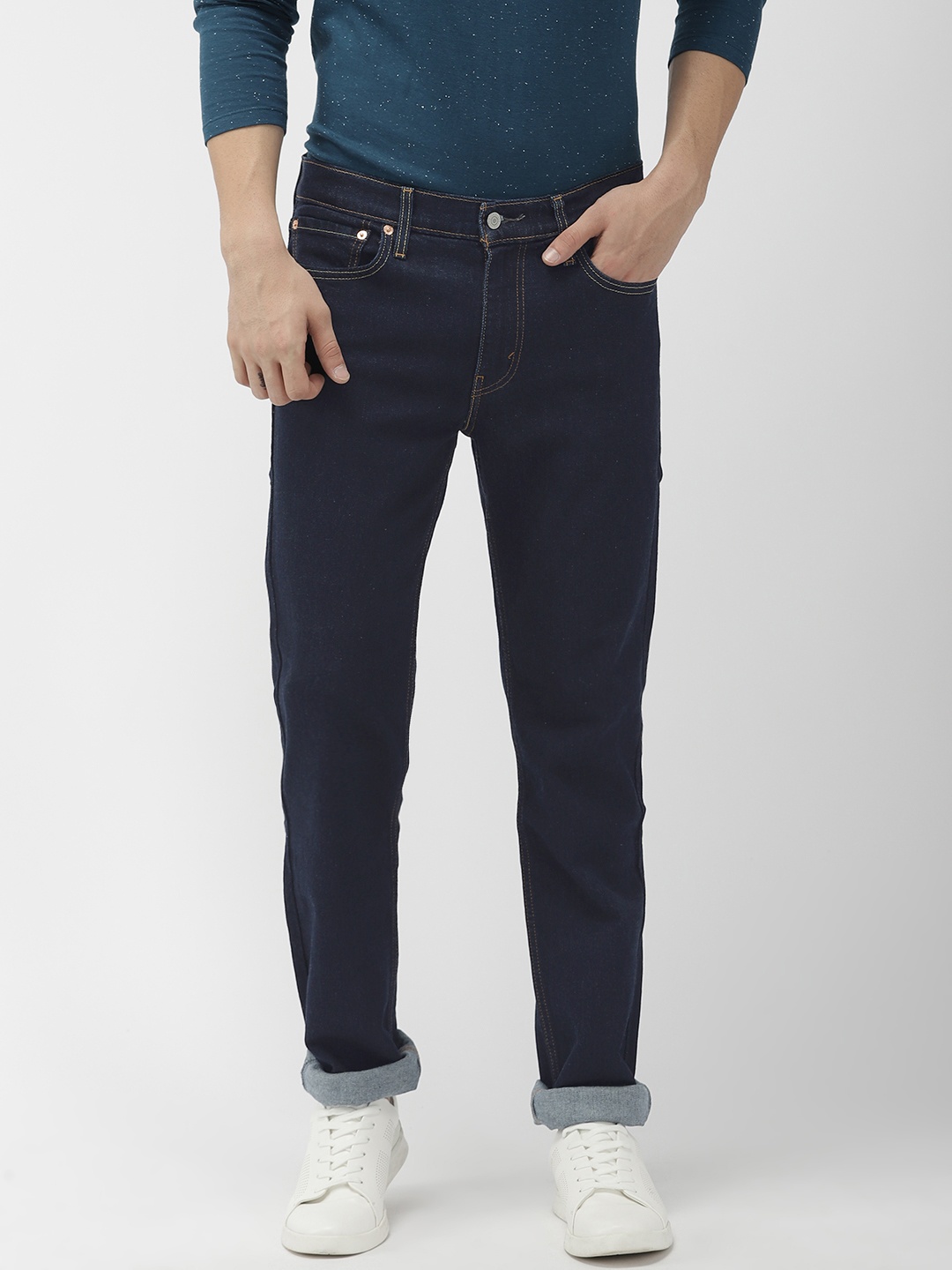 

Levis Men Blue 511 Slim Fit Mid-Rise Clean Look Stretchable Jeans