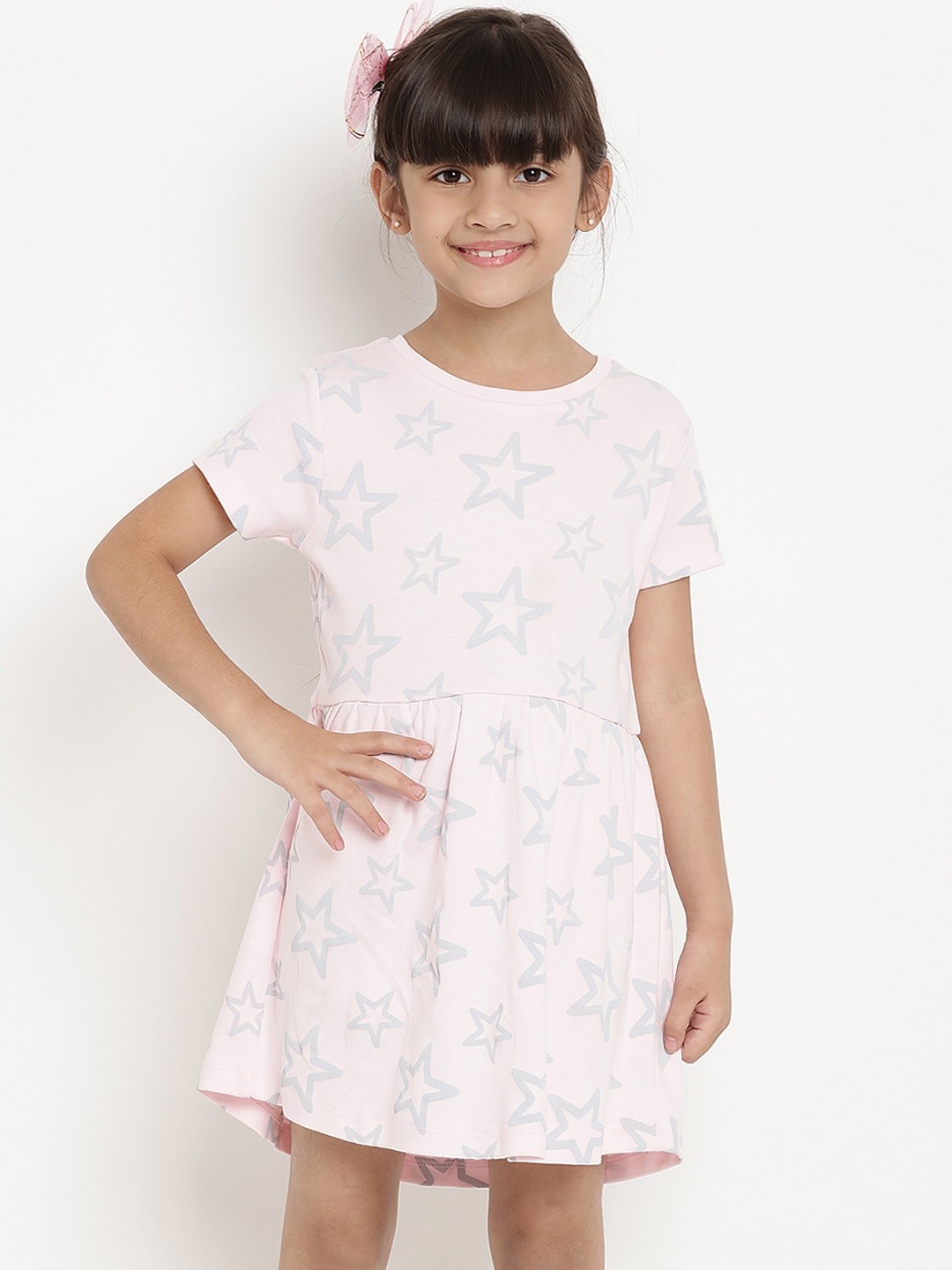 

berrytree Girls Pink T-shirt Organic Cotton Sustainable Dress