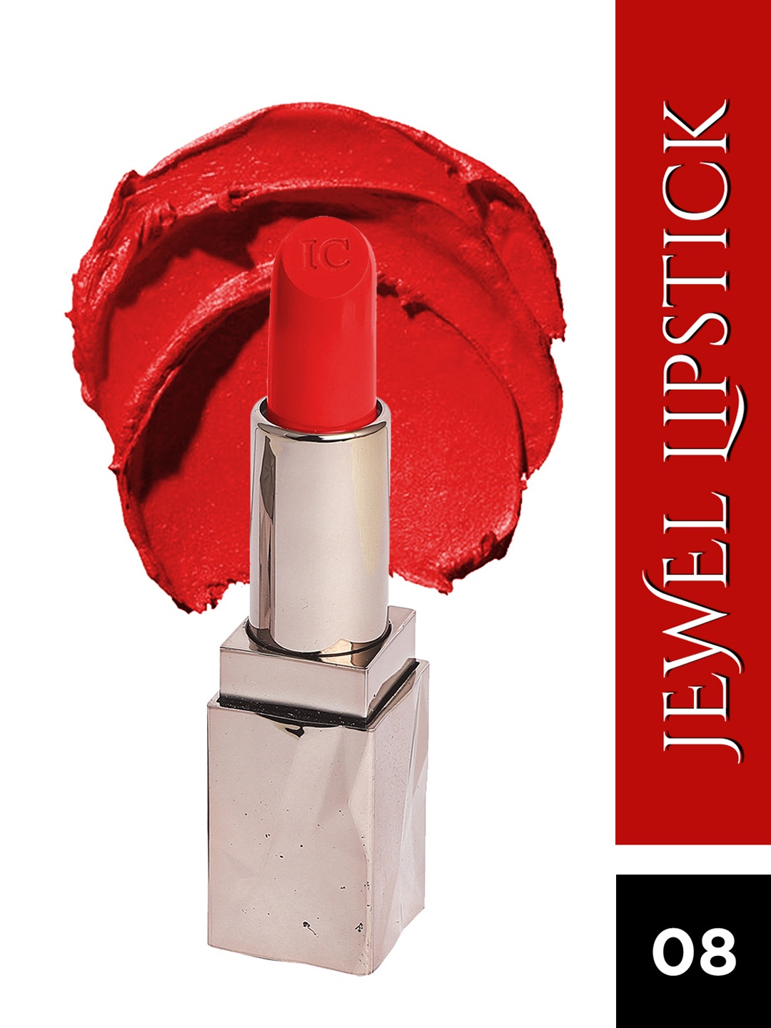 

INCOLOR Women Red Jewel Queen 08 Lipstick 3.7g