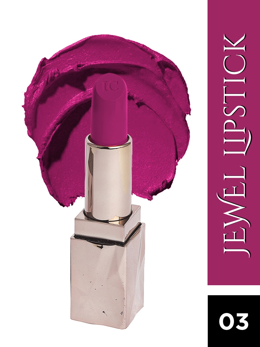 

INCOLOR Women Pink Jewel Queen 03 Lipstick 3.7g