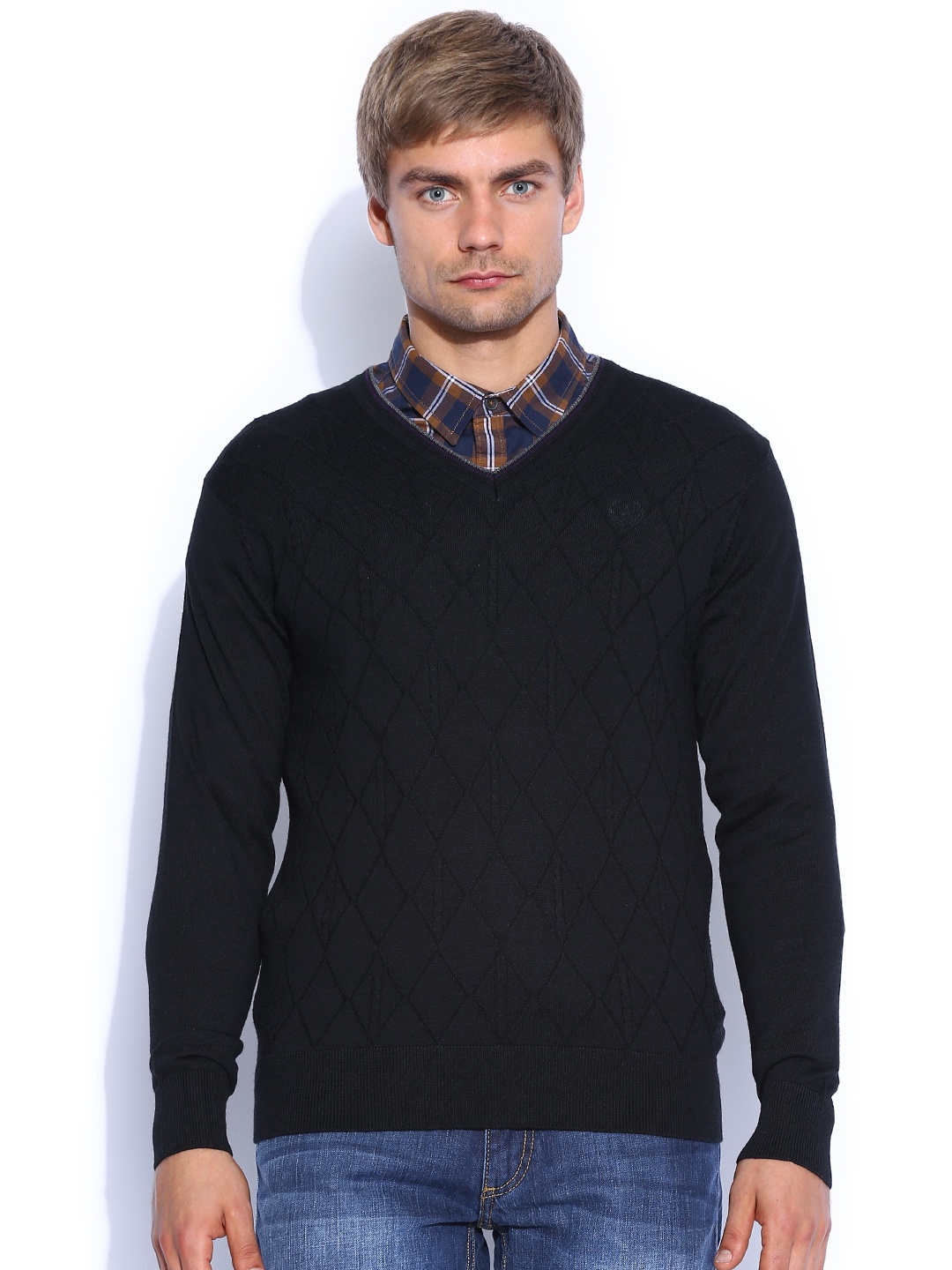 

Arrow Sport Black Woollen Sweater