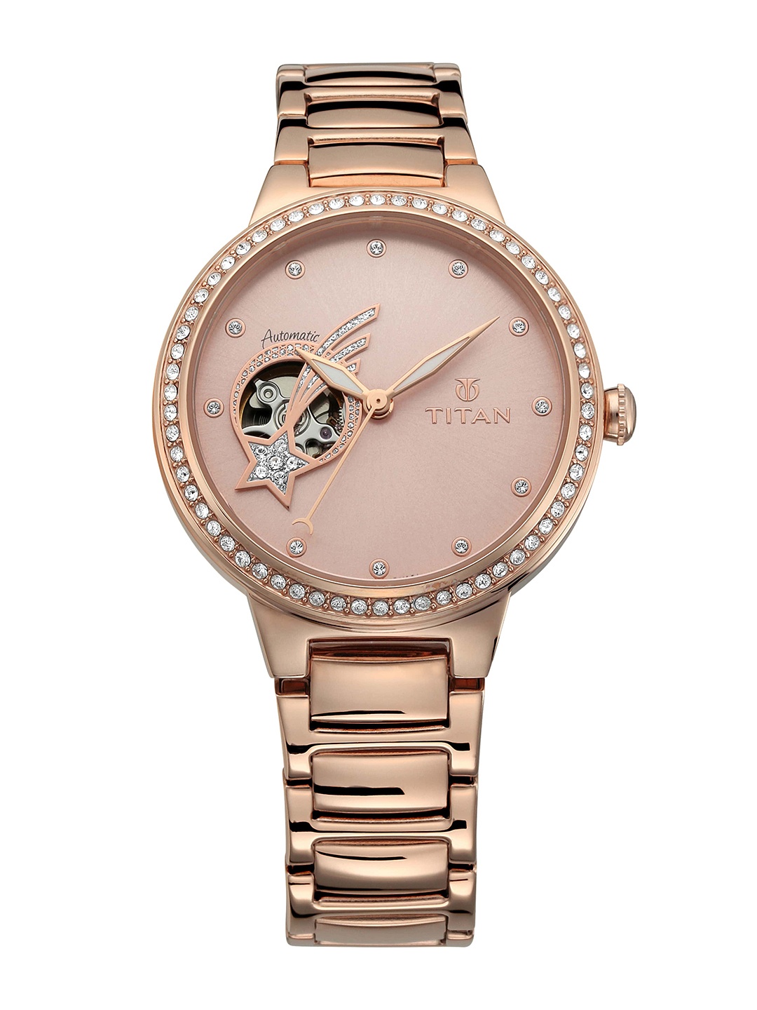 

Titan Women Pink Analogue Watch 95084WM01