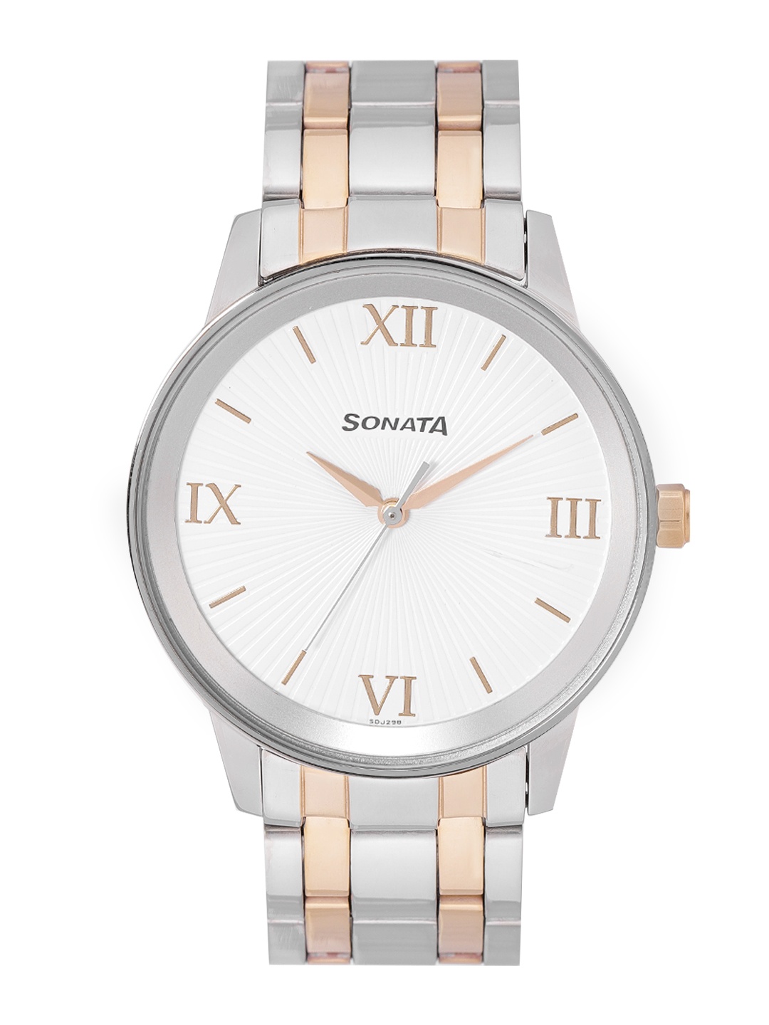 

Sonata Men White Bracelet Style Strap Analogue Watch 7133KM01