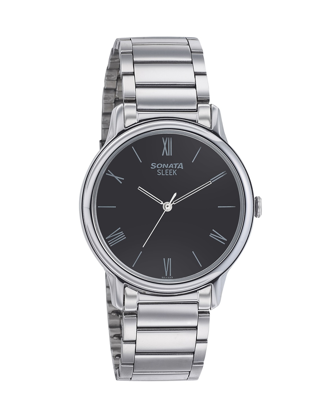 

Sonata Sleek Men Black Analogue watch 7128SM03