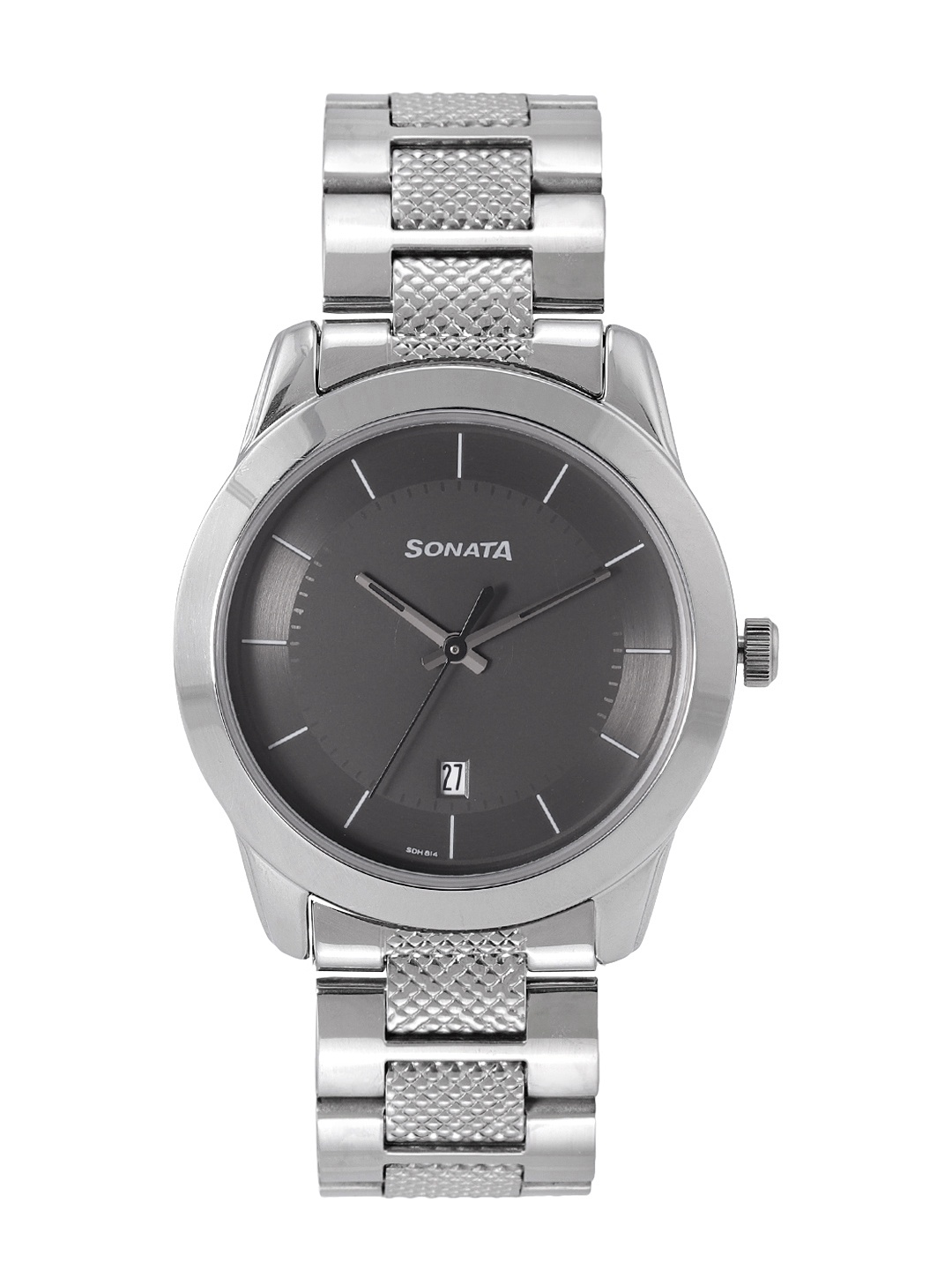 

Sonata Men Bracelet Style Straps Analogue Watch 7924SM07, Grey