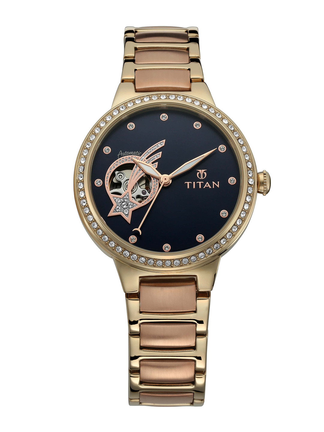 

Titan Women Blue Analogue Watch 95084KM01
