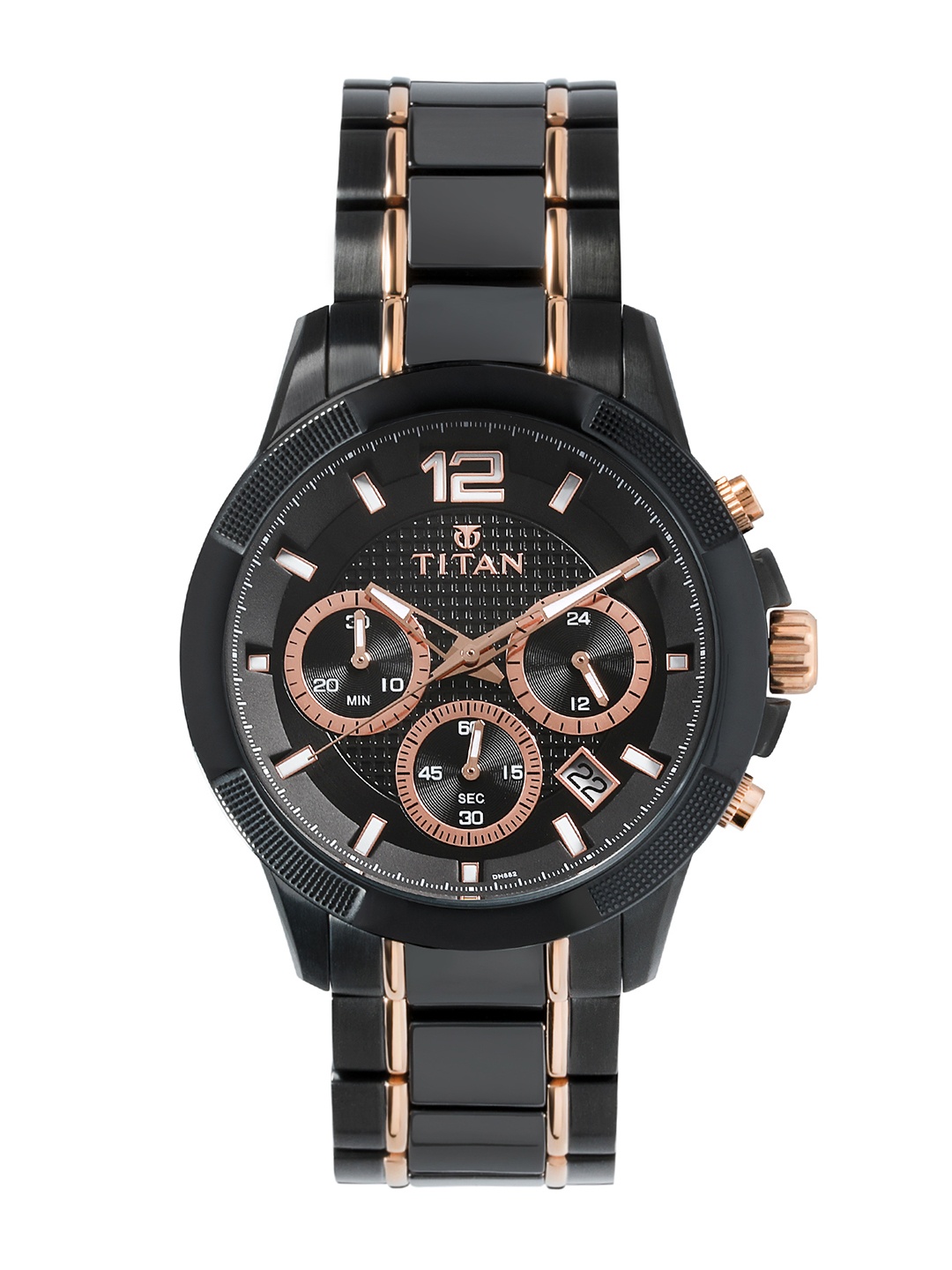 

Titan Ceramics Men Black Analogue watch NL90090KD02